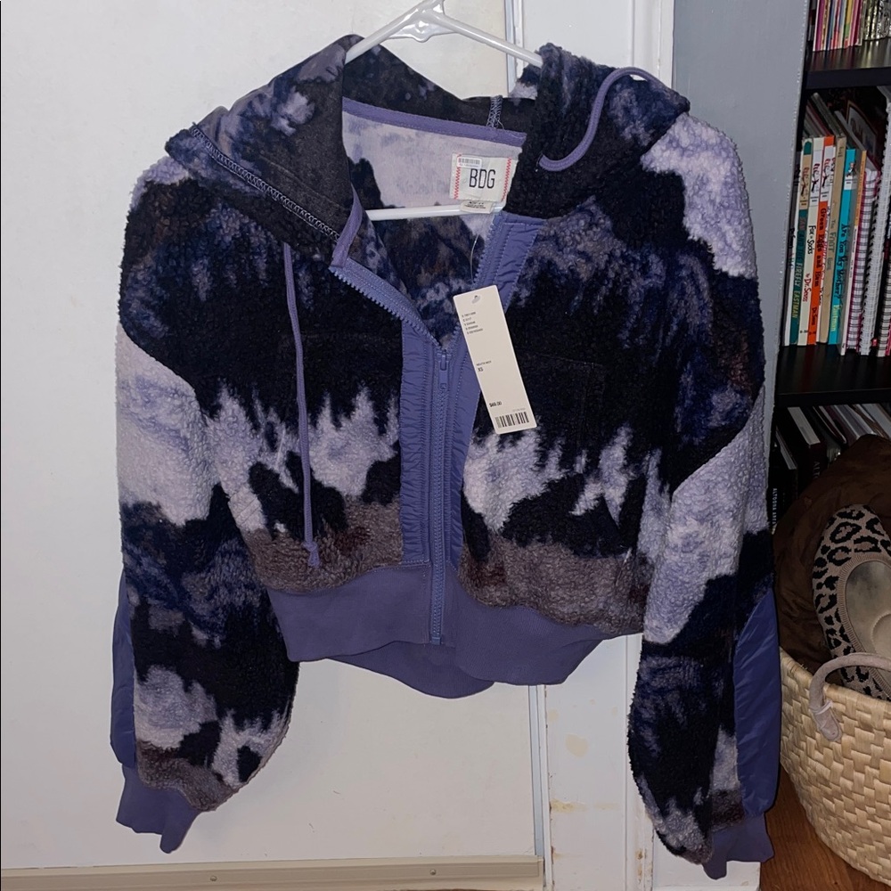 BDG/Urban Outfitters Women's Hooded Mountain Fleece Zip